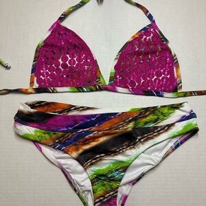 BABALU - Vibrant Multicolor Bikini Set - NEW with tags